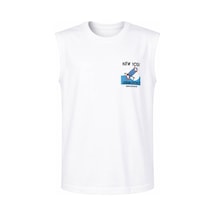 Trender 8045 New York Baskı Beyaz Erkek Çocuk Atlet 26yss2000044