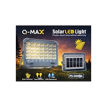 Q-max Solar Led Işıldak Su Geçirmez Güneş Enerjili Aydınlatma Ps-d003a
