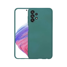Zore Samsung Galaxy Uyumlu A33 5g Kılıf Omsy Mara Lansman Kapak - Koyu Yeşil