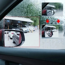 4 Parça Yan Aynalar Ve Yan Camlar İçin Araç Ayna Yağmur Kaydırıcı Ve Cam Buğu Önleyici Film Seti Bx40 Standart