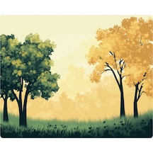 Ağaçlar Ve Doğa Baskılı Mousepad 17,5x21,5 Cm