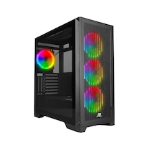Powerboost VK-G4306S 4 ARGB Fanlı Mid-Tower Oyuncu Bilgisayar Kasası