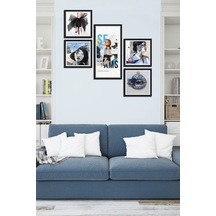 Collage Style 5 Parçalı Mdf Tablo Atf229 Çok Renkli - 713607899 Çok Renkli