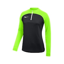 Nike W Nk Df Acdpr Dril Top K Dh9246-010 Siyah Yeşil Kadın Antrenman Eşofman Üstü 001