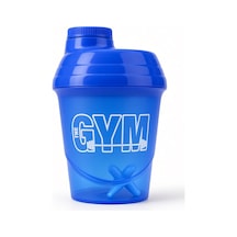 Gym Shaker 400 Ml Ölçekli Sızdırmaz Kapaklı Protein Shaker Mavi