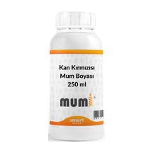 Sıvı Mum Boyası Kan Kırmızısı 250 Ml Kırmızı