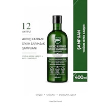 Ardıç Katranı Şampuanı Siyah Sarımsak Şampuan Kepek Karşıtı 12 Aktifli 400 Ml Tüm Saç Tipleri