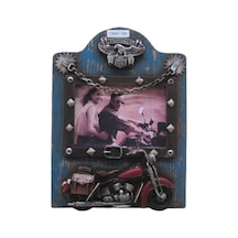 Dekoratif Metal Çerçeve Motosiklet Dekorlu Vintage Hediyelik