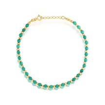 Firuze Bileklik-BL00029 - 35264611 Sarı Altın