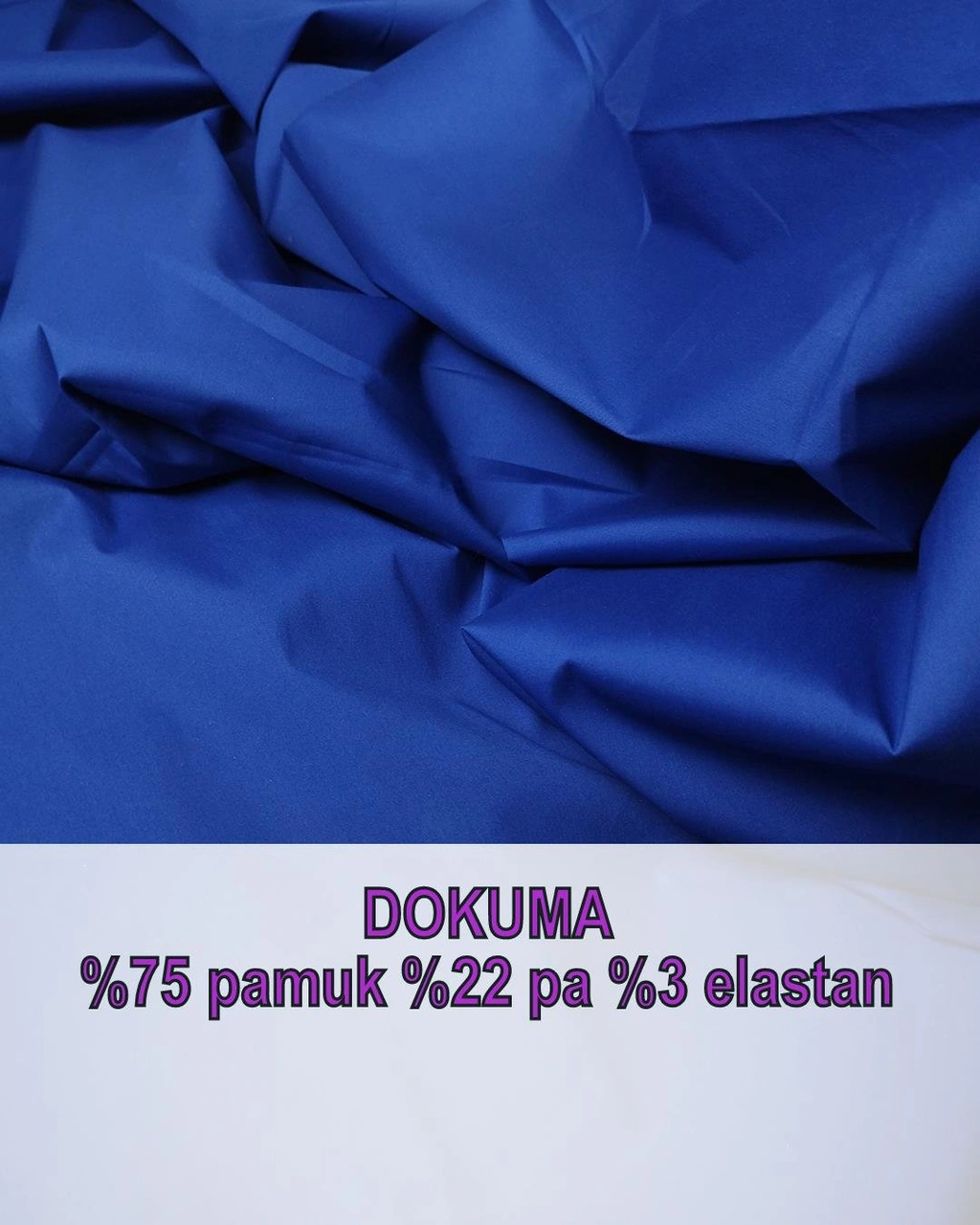 Pamuk Sentetik Dokuma Koyu Mavi Renkteen: 150 Cm-3332 Renkli