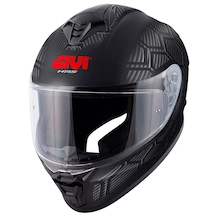 Givi 50.x Snake Mat Karbon Kapalı Motosiklet Kaskı Mat Siyah