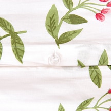Soft Carlene Çift Kişilik Nevresim Takımı - Ekru / Yeşil Renkli 72848354