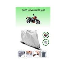 Gri Arka Çanta Ve Kilit Uyumlu Ktm 690 Duke Uyumlu Motor Brandası