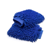 Mikrofiber Püsküllü Hassas Araç Oto Yıkama Eldiveni 2 Adet