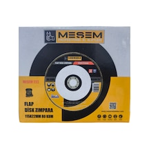 Meşem 10'lu Flap Disk Zımpara 115 X 22 Mm 80 Kum