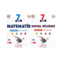 Limit 2027 7. Sınıf Matematik + Sosyal Bilgiler Soru Bankası Seti 2 Kitap Maarif Model