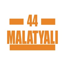 44 Malatyalı Araba Sticker 17x17 Cm Turuncu