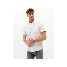 Pierre Cardin Regular Fit Kısa Kollu Gömlek 50266589-vr011 Beyaz