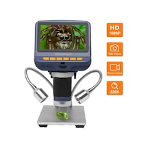 Andonstar Ad106s 4.3" Ekranlı Dijital Mikroskop - 220x Büyütme 1080p Fhd Lehimleme, Teknik Servis, Laboratuvar Ve İnceleme Mikroskobu