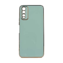 Zore Vivo Y11s Kılıf Nvth Bark Kapak - Açık Yeşil