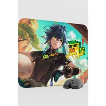 Kinich Genshin Impact Anime Gacha V2 - 48x40 Xl Gaming Mouse Pad Fare Altlığı