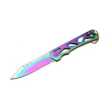 Alaska Sdr-13x Gökkuşağı Çakı 17 Cm Manuel, Kemerlikli Çok Renkli