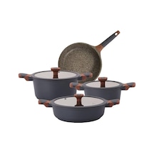 Jumbo Stone 7 Parça Granit Tencere Seti 500.01.01.3330