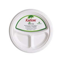 Kağıt Tabak Üç Gözlü Ekolojik 22 Cm 25 Adet