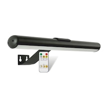 1 Adet Cata Ct 2465 Siyah Kasa 1,5w Şarjlı Duvar Tipi Led Aplik 3 Renk Renkli