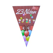 5 Paket Üçgen Flama 23 Nisan - Parti Süsü 0 - 99