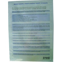DİLMAN KAZA TESPİT FORMU OTOKOPİLİ
