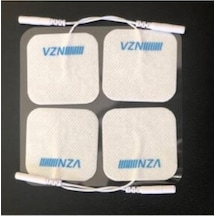 2 Paket 5*5 Kablolu Yapişkanli Tens Pedi