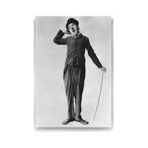 Charlie Chaplin Dikey Tablo - 80x125cm