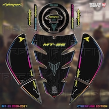 Yamaha Mt 25 2020-2021 Cyberpunk Edition 3'Lü Stıcker Set