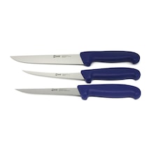 Ivo 41005 Europrofessional 3lü Mavi Kasap Bıçağı Seti