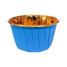 Muffin Kek Kapsülü Mavi Içi Gold 25 Li