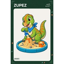 Zpz557 Dino Kum Havuzu Ütüyle Uygulanabilir Transfer Baskı - 911529740