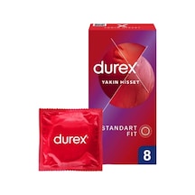 Durex Prezervatif 8'li Yakın Hisset - İnce Ve Standart Fit 5'li Avantaj Paketi Mıchu