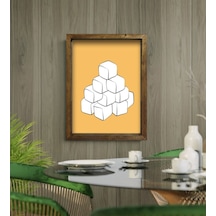 Bk Gift Cafe & Bar & Restaurant Konseptli Doğal Masif Ahşap Çerçe (551118611)
