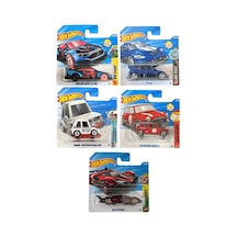Hot Wheels 5'li Set Regular Eski Tip Ve Modern Metal Arabalar Çok Renkli