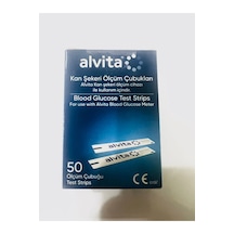 Ölçüm Stripi 50 Adet Alvita Cihazlarla Uyumlu Ölçüm Çubuğu