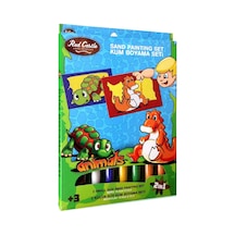 Eğitici Ve Eğlenceli Kum Boyama Seti-red Castle Kaplumbağa & Timsah Ds-206