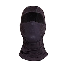 Oil Company Siyah Balaklava Termal Kar Maskesi Unisex
