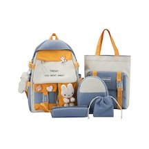 Myinkai Açık Mavi Yeni Ortaokul Ve Lise Mori Okul Çantaları Açık Mavi