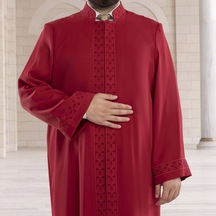 Zemahşeri İmam Cübbesi Bordo Çok Renkli
