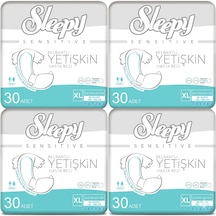 Sleepy Sensitive Belbantlı Yetişkin Hasta Bezi Xlarge 120 Adet 4x30 Paket XL