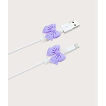 Mor Fiyonk Kablo Koruyucu