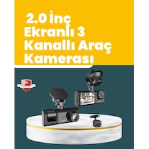 Hubrendy Tekno Full Hd Çift Yönlü Araç Kamerası Hareket Algılama Döngüsel Kayıt
