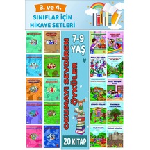 3.ve 4.sınıflar İçin Okuma Alışkanlığı Kazandıran Mükemmel 20 Li Hikaye Seti 5