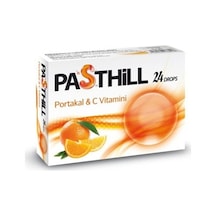 Pasthill Portakal 24   Adet Boğaz Pastil
